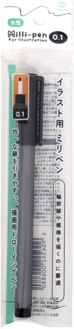 イラスト用ミリペン　０．１ｍｍの商品画像