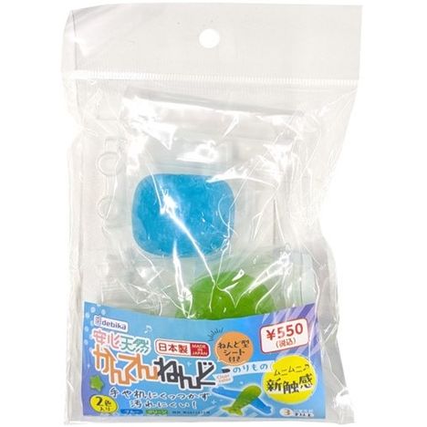 かんてんねんど　のりもの青・緑の商品画像
