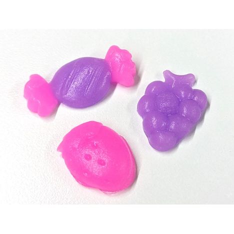 かんてんねんど　たべもの桃・紫の4番目の写真