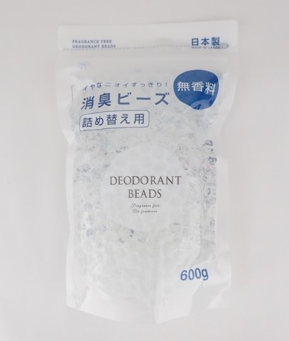 消臭ビーズ詰替　無香料　６００Ｇの商品画像