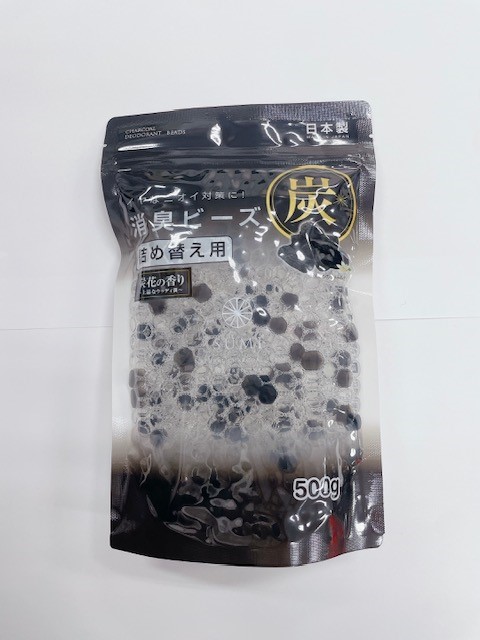 消臭ビーズ詰替　炭の香り　５００Ｇの商品画像