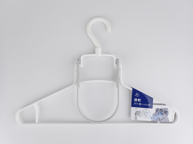 速乾パーカーハンガーの画像