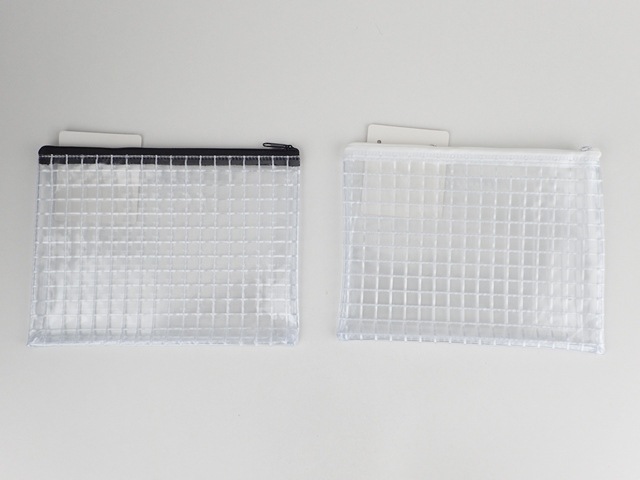 Ｂ６ファスナーケース　片面メッシュの2番目の写真