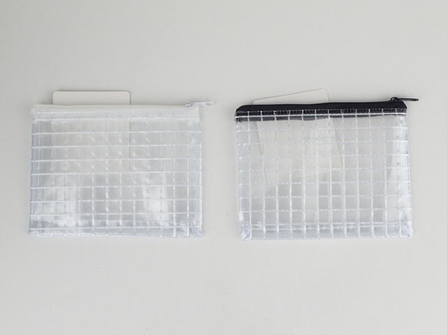 Ｂ７ファスナーケース　片面メッシュの2番目の写真