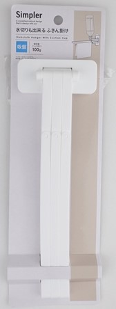 ＳＩＭ水切り出来る吸盤ふきん掛けの商品画像