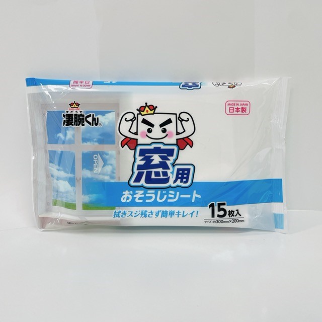 凄腕　窓用おそうじシート　１５枚の商品画像