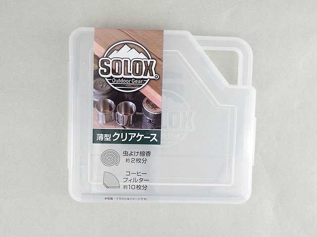 ＳＯＬＯＸ　薄型クリアケースの商品画像