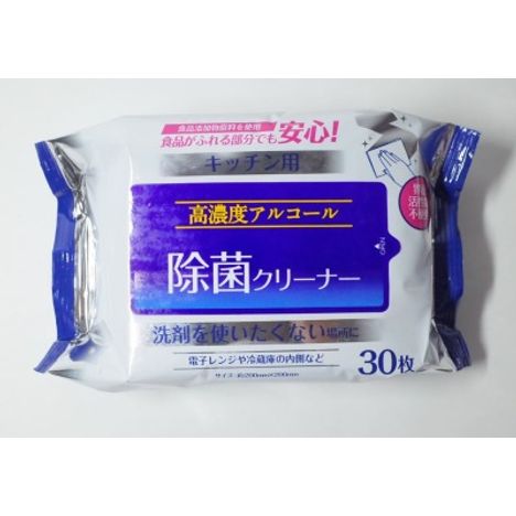 キッチン用　除菌クリーナー　３０枚入