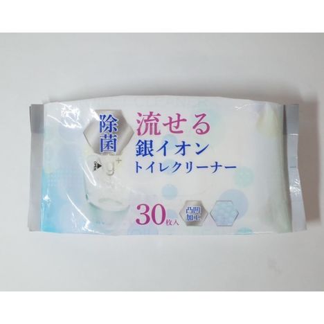 流せる除菌銀イオントイレクリーナー３０枚の画像