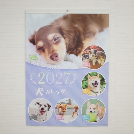 ２０２７　Ａ２壁掛けカレンダー犬の画像
