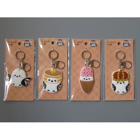 キーホルダーＰＶＣ製シマエナガの画像