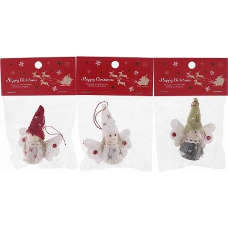 エンジェルオーナメント　３色アソートの画像