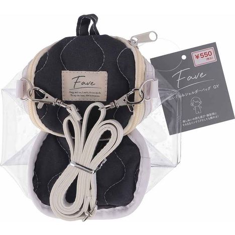 ぬいぐるみバッグ　グレーの商品画像