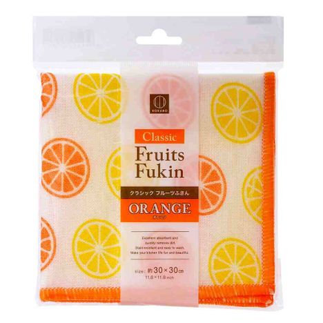 クラシックフルーツふきん　オレンジの商品画像