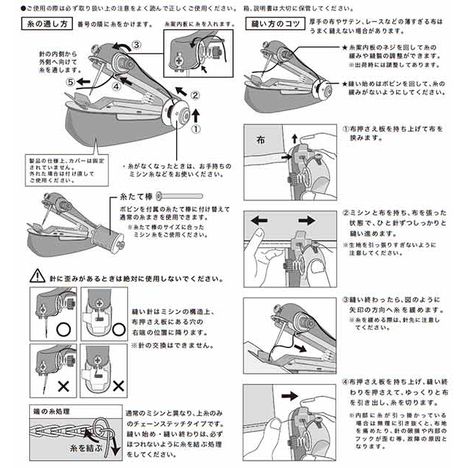 コンパクトハンディミシンの4番目の写真