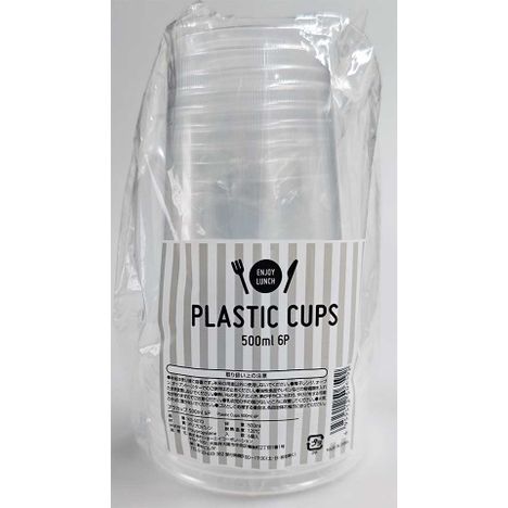 プラカップ　５００ｍｌ　６Ｐの画像