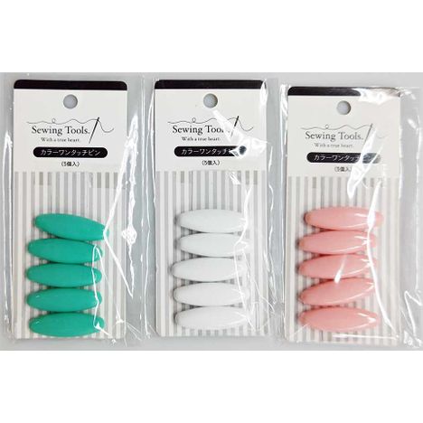 カラーワンタッチピン　５Ｐの商品画像