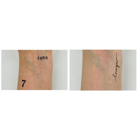 水なしタトゥー　ラブ／ハッピーの3番目の写真