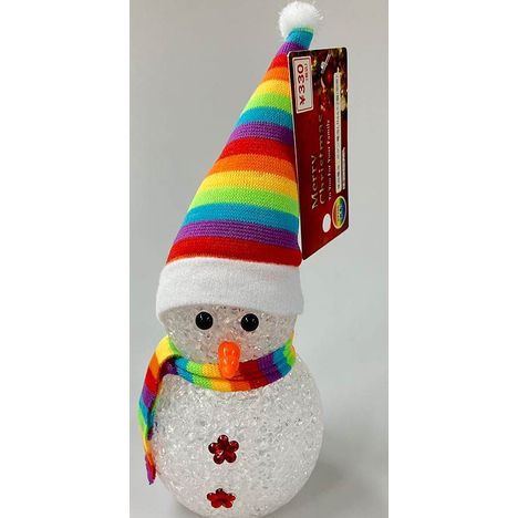 雪だるまライトレインボーの画像