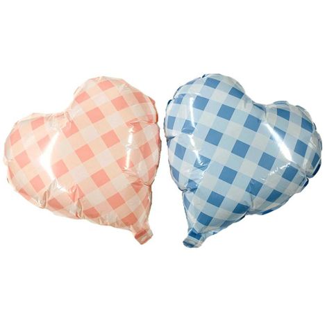 チェック柄ハートバルーン　１Ｐの3番目の写真