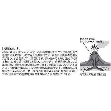 溶岩石　歯ブラシスタンド　ホワイトの3番目の写真
