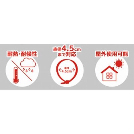 結束バンド２０Ｐ２０ＣＭ　耐熱耐候性の4番目の写真