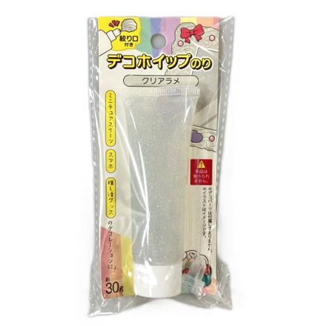 ホイップクリームチューブ　クリアラメの商品画像