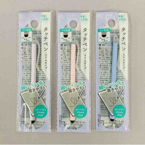 スリムタイプタッチペン　カラーの商品画像