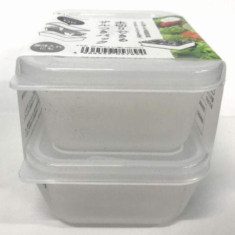 ザルつきパックミニ２Ｐホワイトの2番目の写真