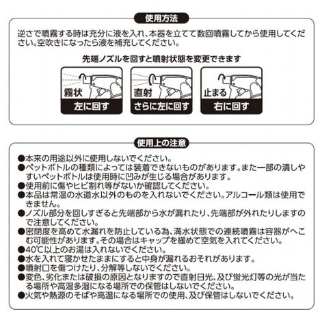 逆さで使えるスプレーヘッドの5番目の写真