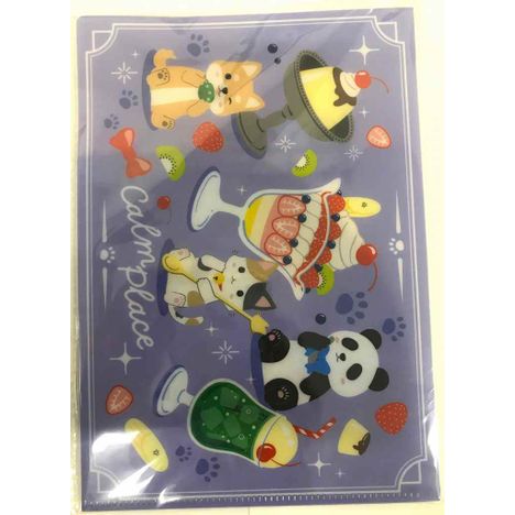 Ａ５二つ折りクリアファイルＡＲ風喫茶の商品画像