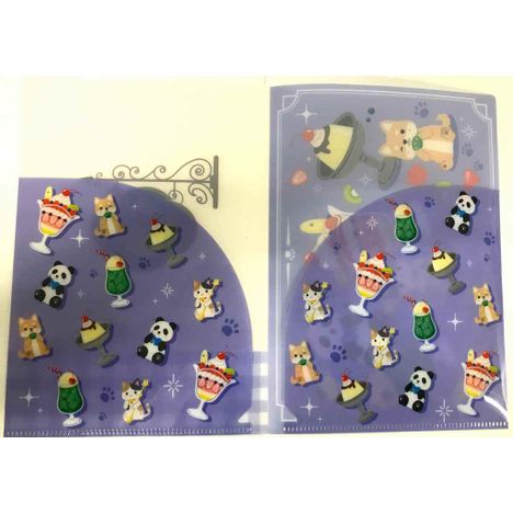 Ａ５二つ折りクリアファイルＡＲ風喫茶の3番目の写真