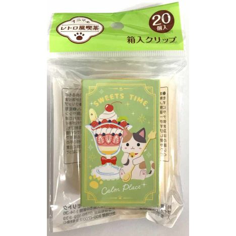 箱入クリップ２０個入ＡＲ風喫茶の商品画像