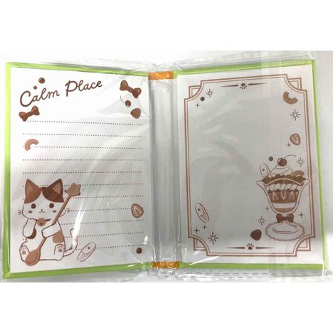 ブック型メモ帳６０枚入ＡＲ風喫茶の3番目の写真