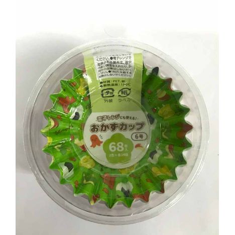 おかずカップ　お弁当柄　６号６８枚の商品画像