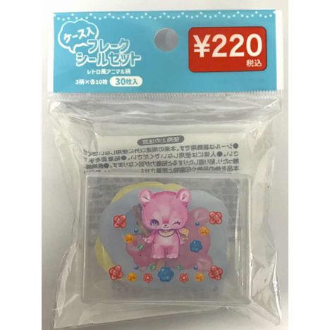 ケース入フレークシールアニマル柄の商品画像
