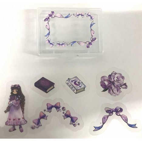 ケース入コラージュシール女の子柄の3番目の写真