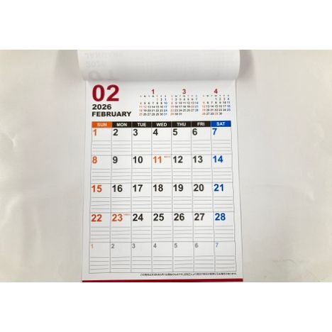 ２６　ジャンボカレンダー　ベーシックの3番目の写真
