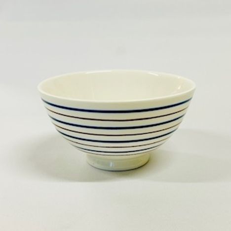 ダブルリング青　茶碗の商品画像