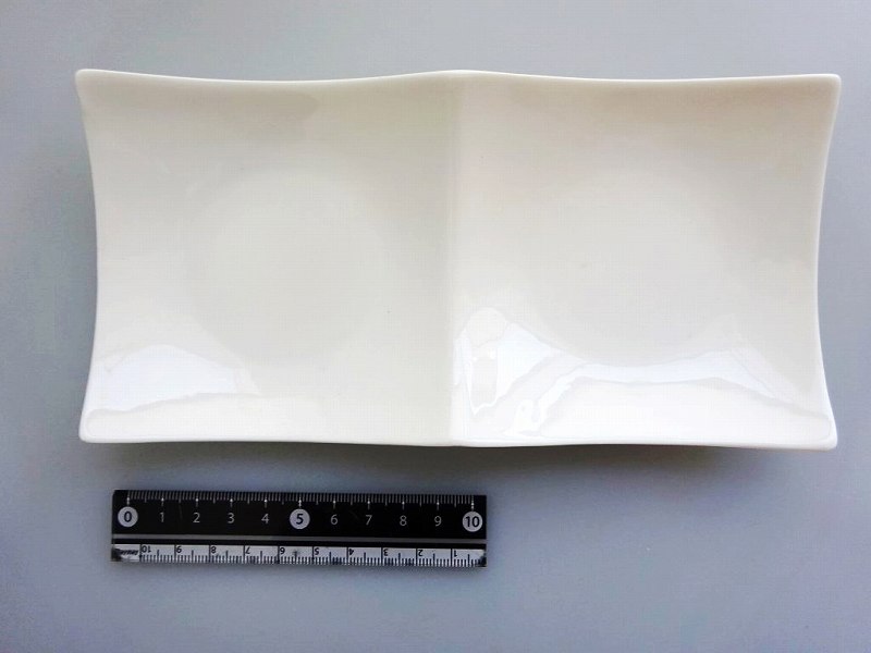 ミルキーツイン角皿の商品画像