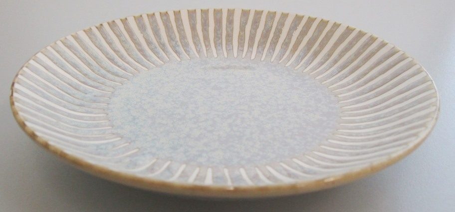 撥水十草グレー　１４ＣＭ皿の商品画像