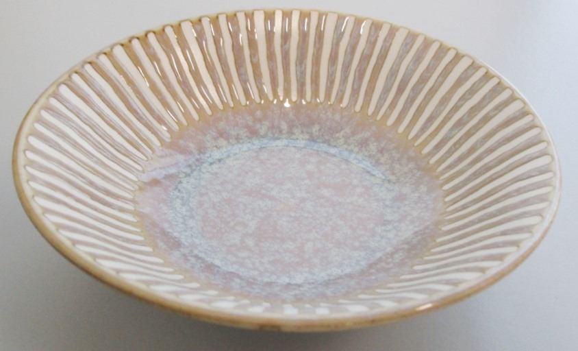 撥水十草グレー　１３．５ＣＭ浅鉢の商品画像