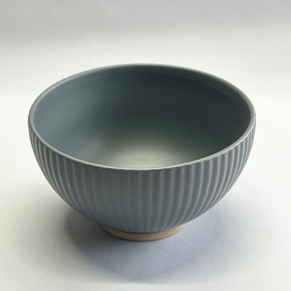 千筋黒　茶碗の2番目の写真