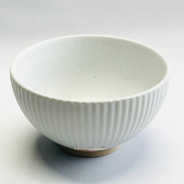 千筋白　茶碗（大）の2番目の写真