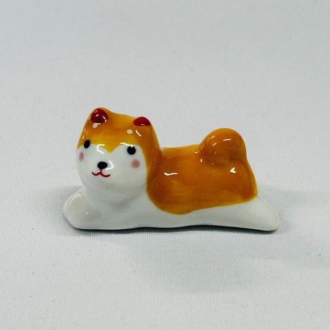 柴犬茶　箸置きの画像