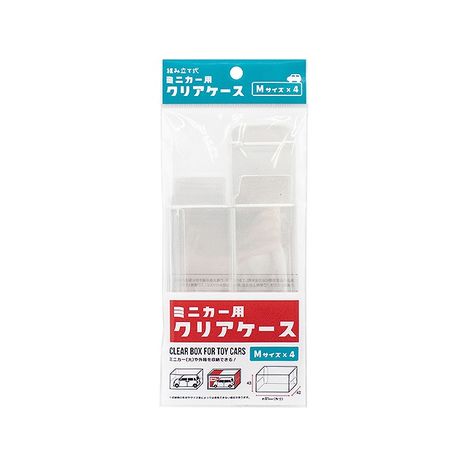 ミニカー用クリアケース　Ｍ　４Ｐの商品画像