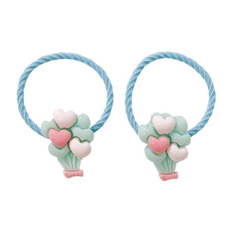 ヘアゴム　バルーンハート２Ｐの3番目の写真