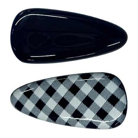 ヘアクリップ　ギンガムチェック２Ｐの3番目の写真