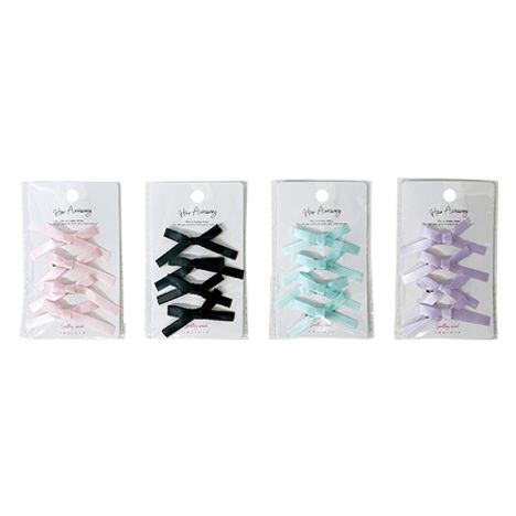 ミニリボンクリップ　バレエライク４Ｐの商品画像