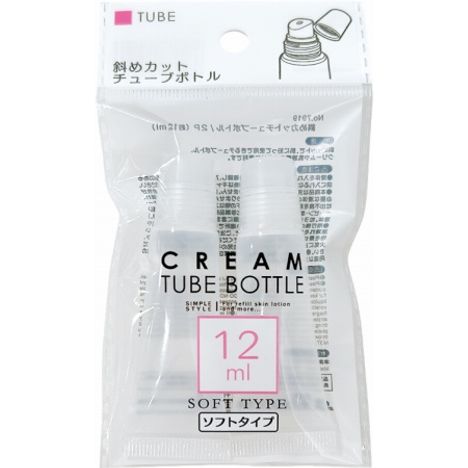 斜めカットチューブボトル１２ｍＬ　２Ｐの商品画像